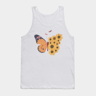 Nigerian Butterfly Harmony: Nature-Inspired Design Tank Top